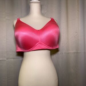 Cacique Lightly Lined No Wire Bra Womens 44DD Hot Pink EUC